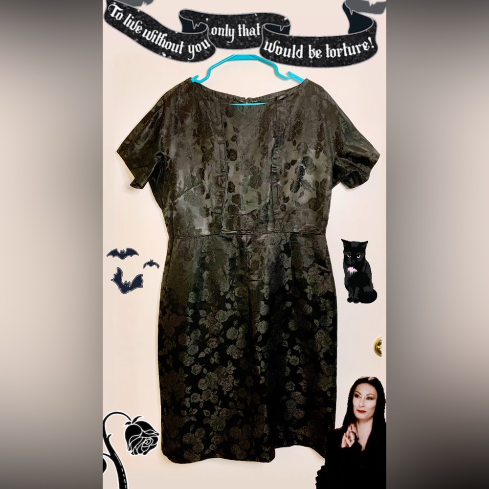 Vintage Handmade 1960’s Satin Dress